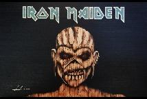 iron maiden intarziakép